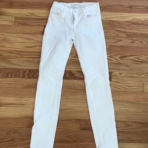 J Brand White Skinny Jeans